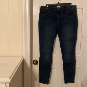 LOFT Outlet Denim Leggings sz 12